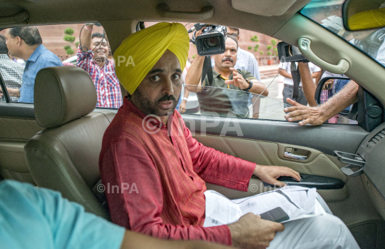 Aam Aadmi Party MP Bhagwant Mann