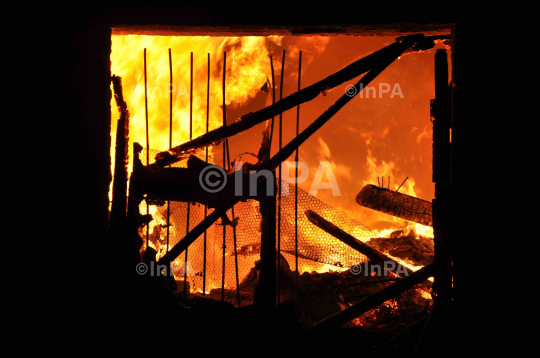 Agartala Godowns Fire 