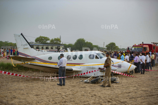 Air ambulance crash Landing