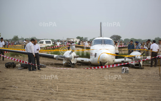 Air ambulance crash Landing