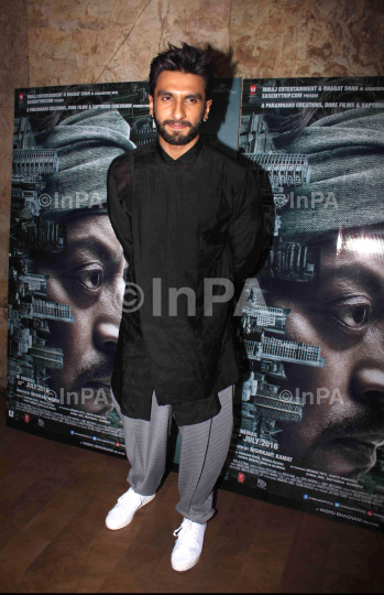 Bollywood actor Ranveer Singh
