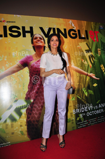 Bollywood actress Sridevi