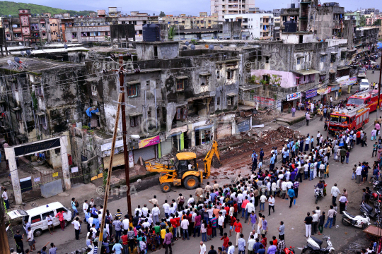Building collapsed in Mumbai 