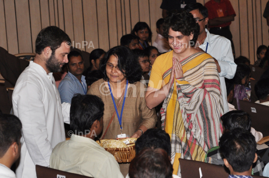 Congress General Secretary Rahul Gandhi and Priyanka Gandhi Vadr