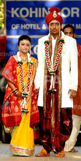 cricketer Ankeet Chavan with his wife Neha Sambhareon