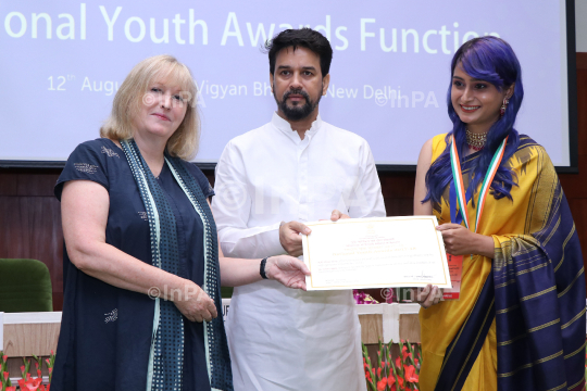 Devika Malik received National Youth Award