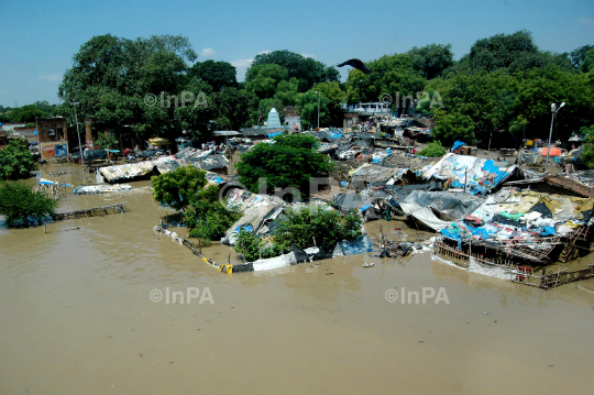 Flood in Allahabad, India