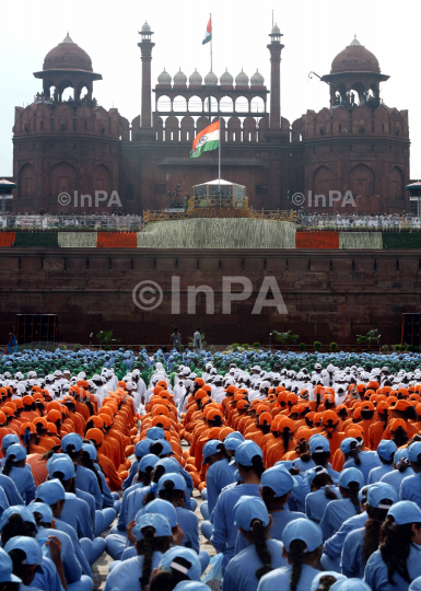 Independence day celebration at Red Fort