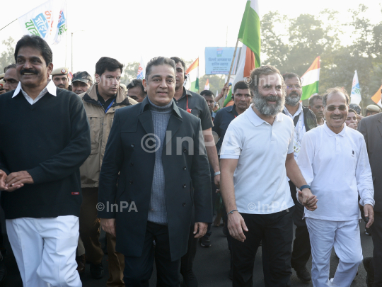 Kamal Haasan with Rahul Gandhi