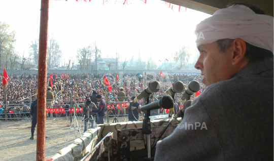 Let people relish peace dividends: Omar { CM- PUBLIC MEETING IN