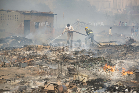 Major Fire in Noida