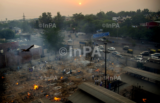 Mass cremation of COVID-19: Victims: New Delhi