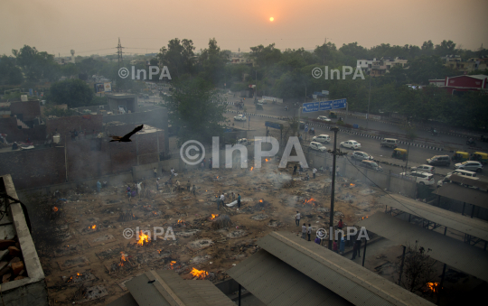 Mass cremation of COVID-19: Victims: New Delhi