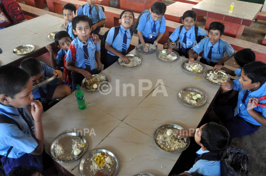 Mid-day meal, India