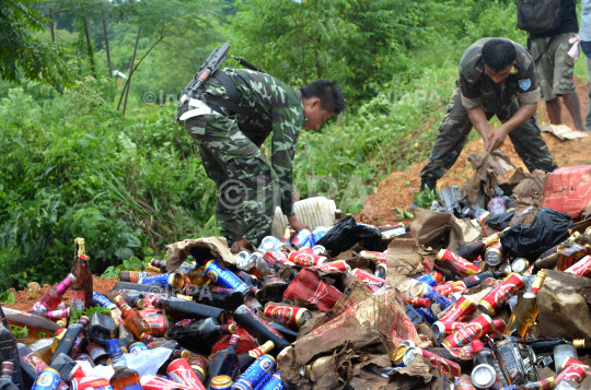 Raid on liquor shops in Nagaland