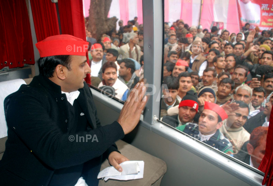 Samajwadi Party state president Akhilesh Yadav 