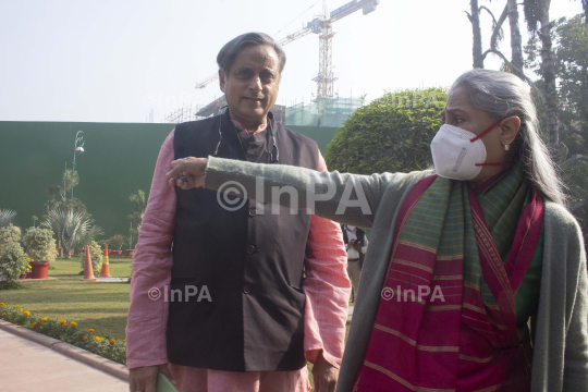 Shashi Tharoor with Jaya Bachchan