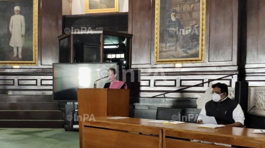 Sonia Gandhi at CPP meeting