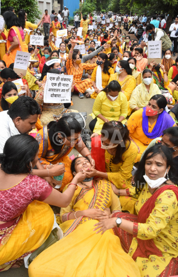 Teachers Protest in Bhopal