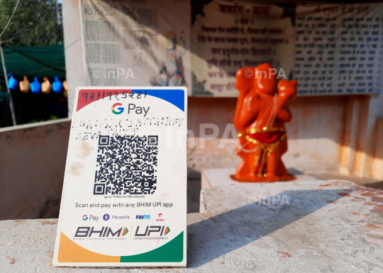 Temple goes digital with QR payment for donations