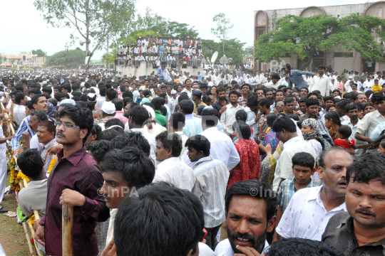 Vilasrao Deshmukh funeral in Latur